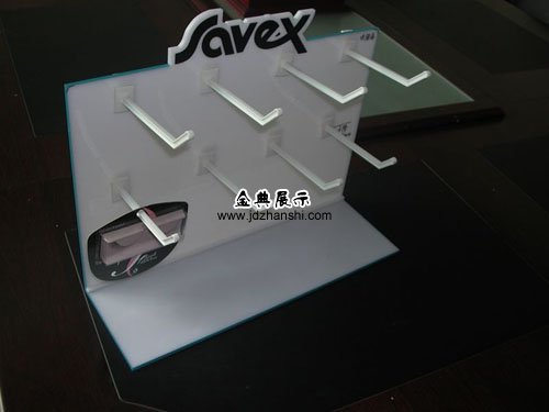 有機玻璃掛鉤型展示架